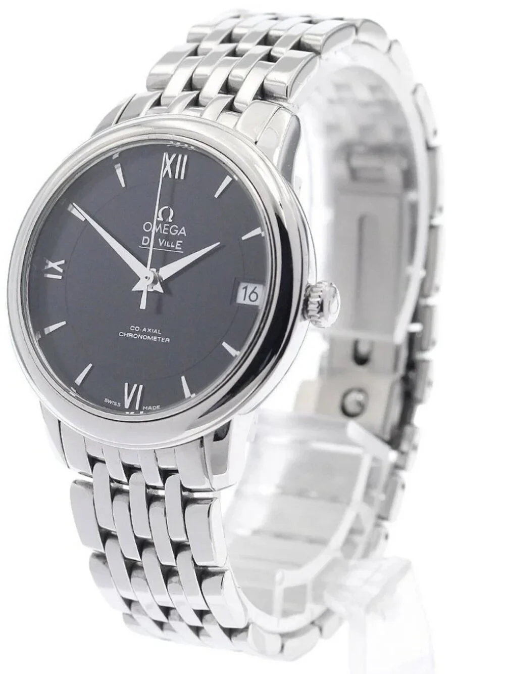 OMEGA De Ville Prestige 424.10.33.20.01.001 black Dial Automatic Ladies_944599